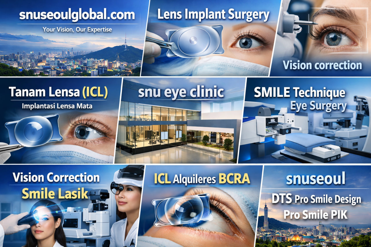 Advanced vision correction at snu eye clinic using icl biotech lens implant surgery and smile technique eye surgery in Seoul